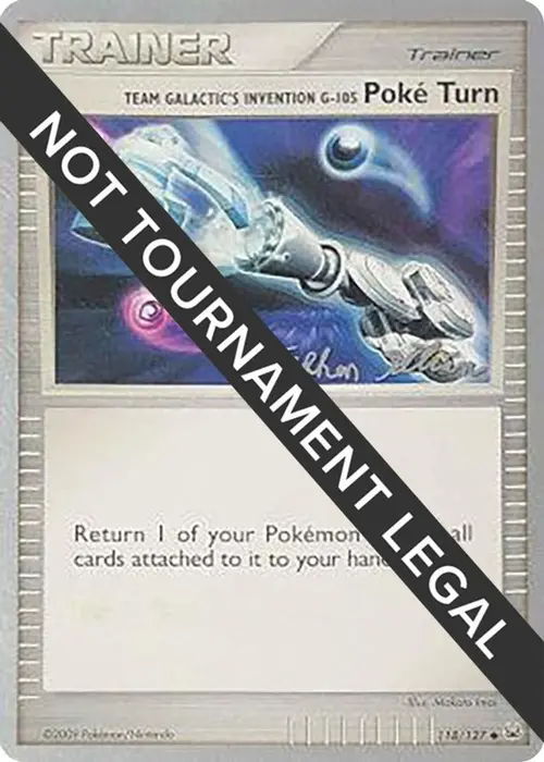 Team Galactic's Invention G-105 Poke Turn - 2009 (Stephen Silvestro) card art
