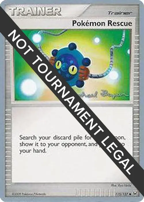 Pokemon Rescue - 2010 (Mychael Bryan) card art