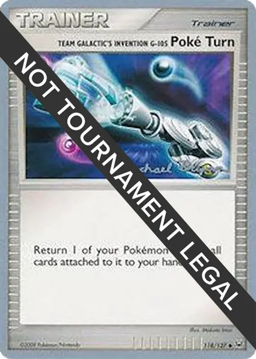 Team Galactic's Invention G-105 Poke Turn - 2010 (Mychael Bryan) card art