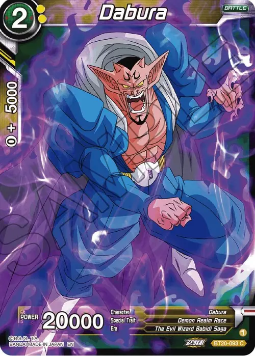 Dabura card art