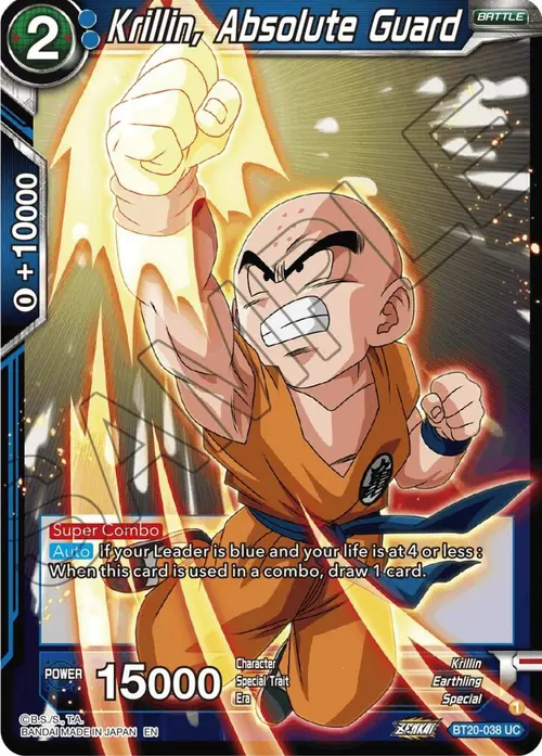 Krillin, Absolute Guard card art