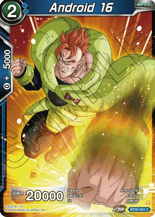 Android 16 card art