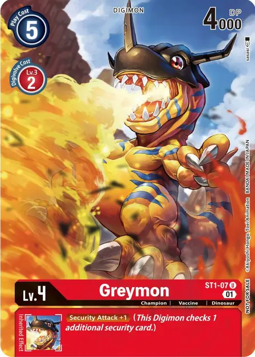 Greymon - ST1-07 (Dimensional Phase Pre-Release) card art
