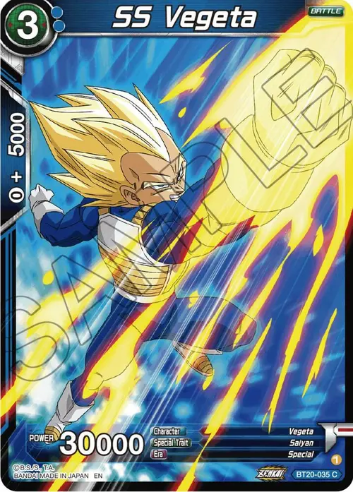 SS Vegeta card art