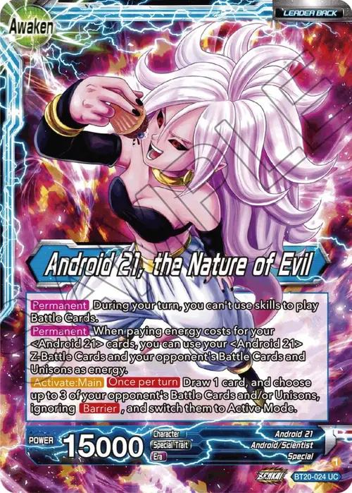 Android 21 // Android 21, the Nature of Evil card art