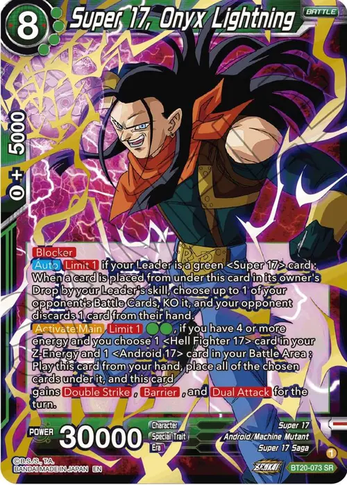 Super 17, Onyx Lightning card art