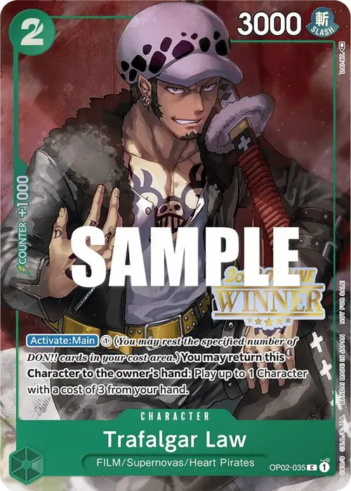 Trafalgar Law (Offline Regional 2023) [Winner] card art