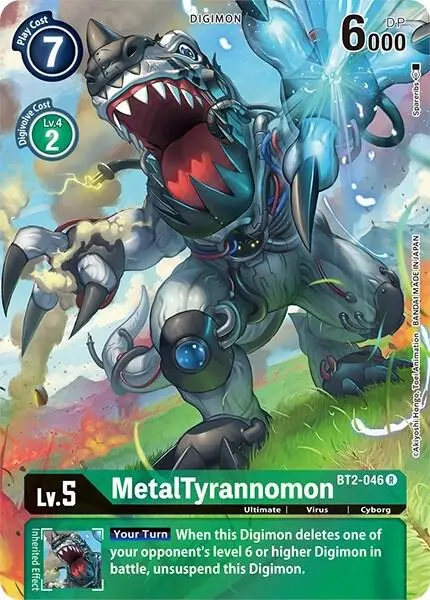 MetalTyrannomon (Alternate Art) card art