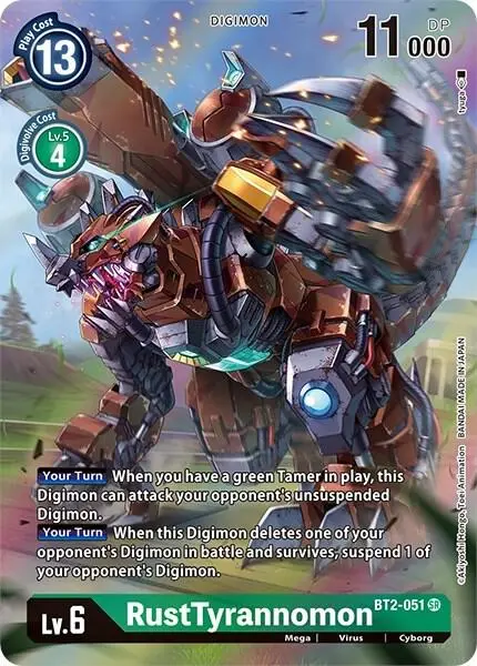RustTyrannomon (Alternate Art) card art