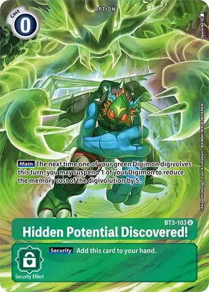 Hidden Potential Discovered! (Alternate Art) card art