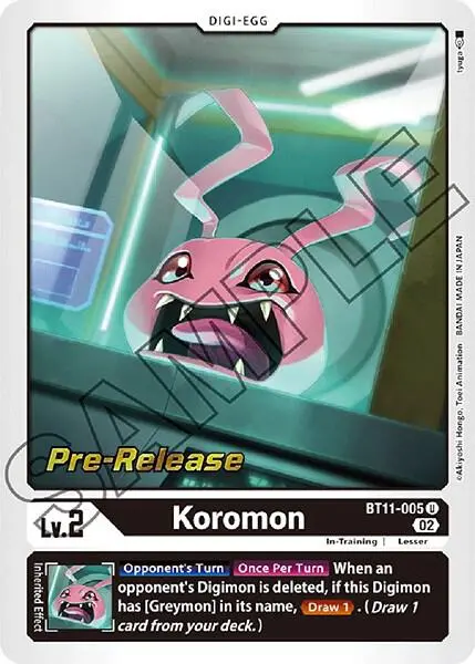 Koromon card art