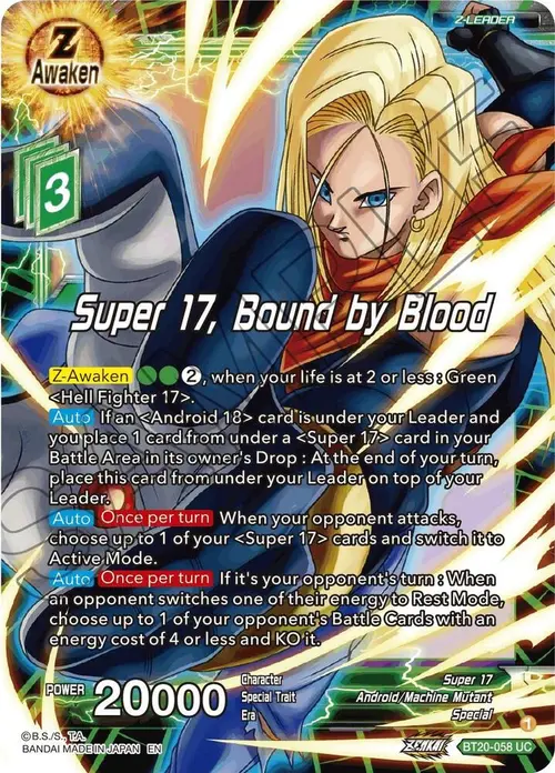 Super 17, Bound by Blood card art