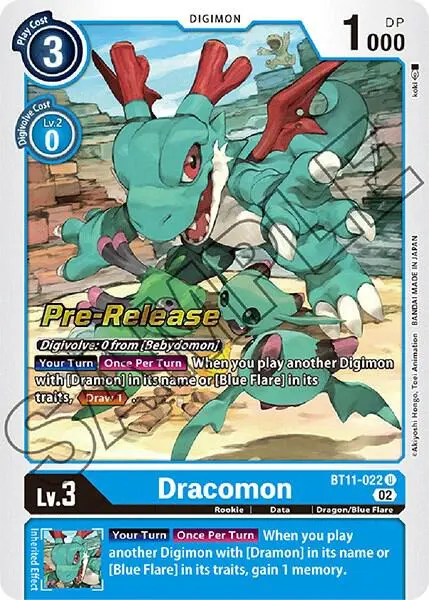 Dracomon card art