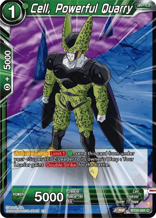 Cell, Powerful Quarry card art