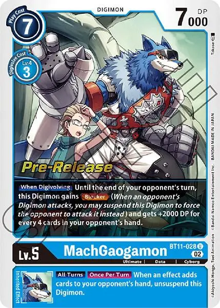 MachGaogamon card art