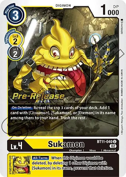 Sukamon card art