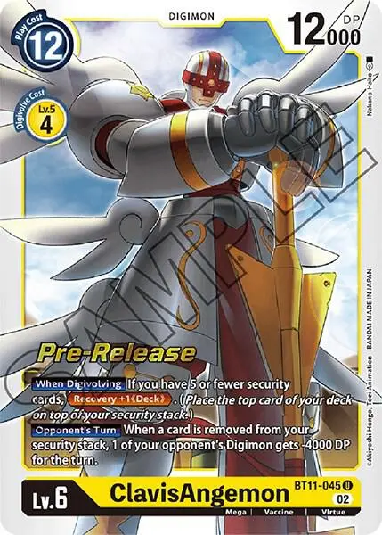 ClavisAngemon card art
