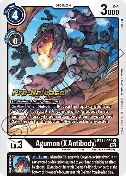 Agumon (X Antibody) card art