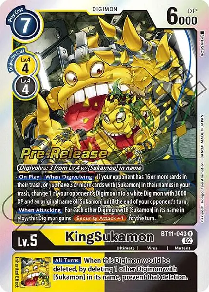 KingSukamon card art