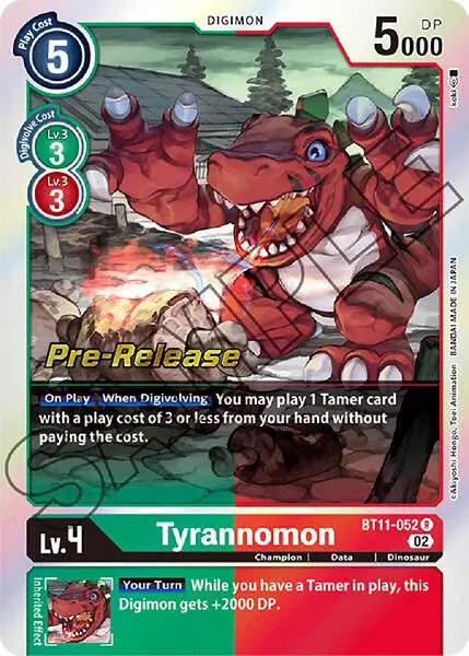 Tyrannomon card art