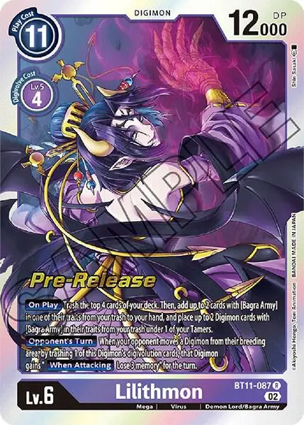 Lilithmon card art