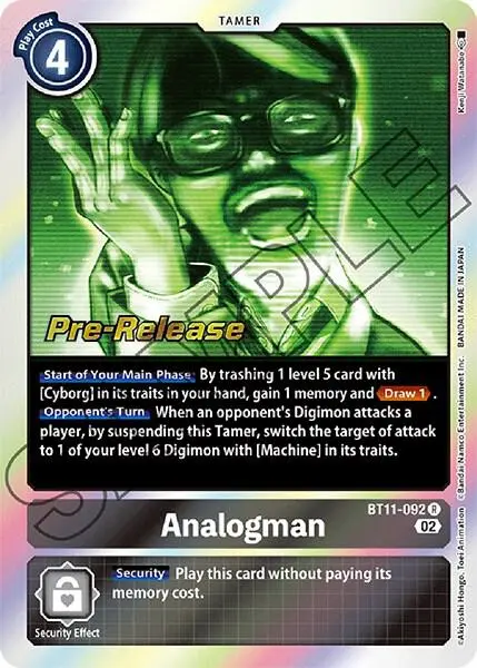 Analogman card art