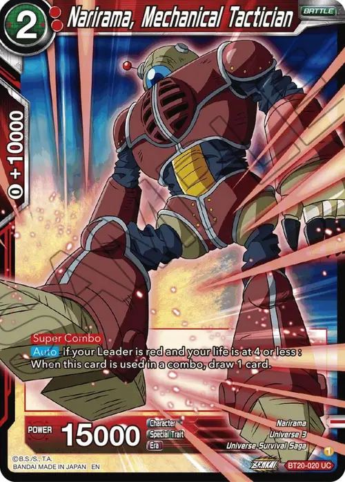 Narirama, Mechanical Tactician card art