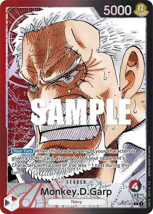 Monkey.D.Garp (002) (Alternate Art) card art