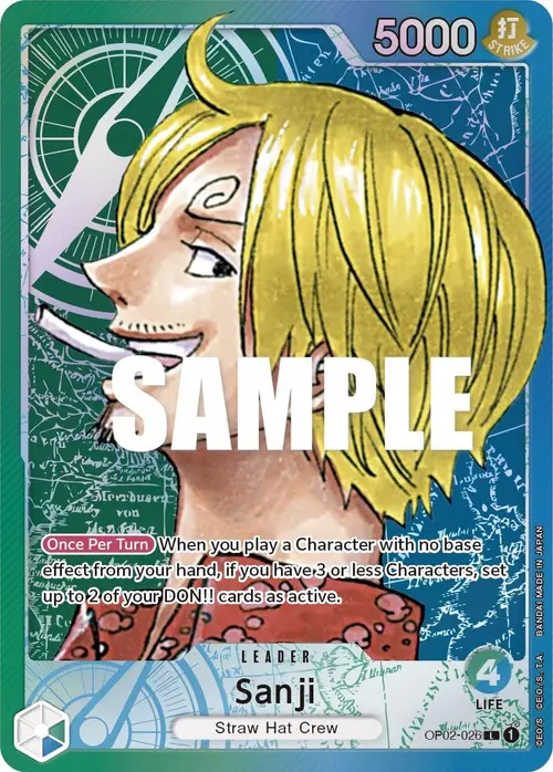 Sanji (Alternate Art) card art