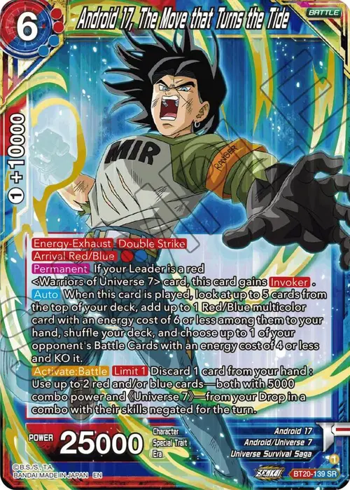 Android 17, The Move that Turns the Tide card art