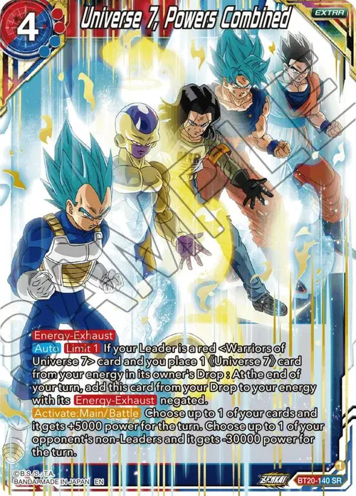 Universe 7, Powers Combined card art
