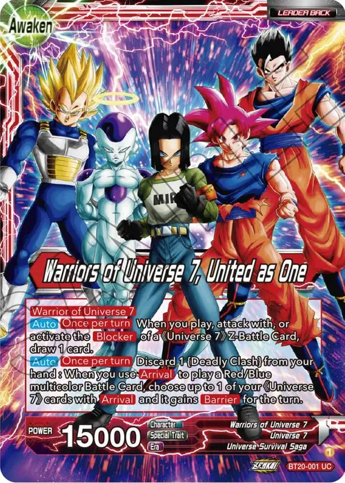 Android 17 // Warriors of Universe 7, United as One card art