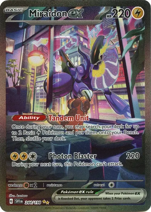 Miraidon ex - 244/198 card art