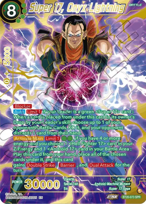 Super 17, Onyx Lightning (SPR) card art