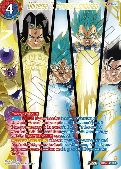 Universe 7, Powers Combined (SPR) card art