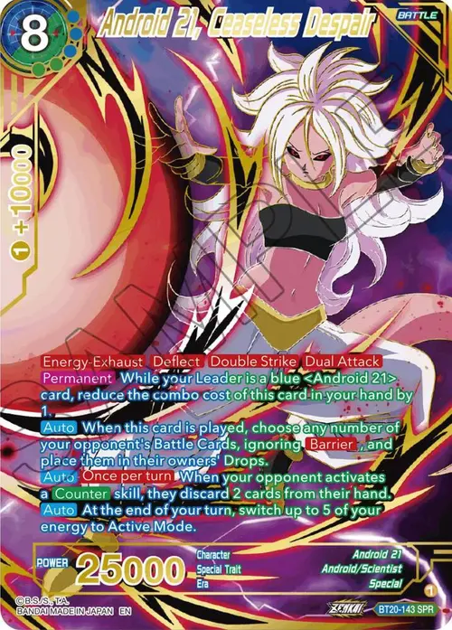 Android 21, Ceaseless Despair (SPR) card art