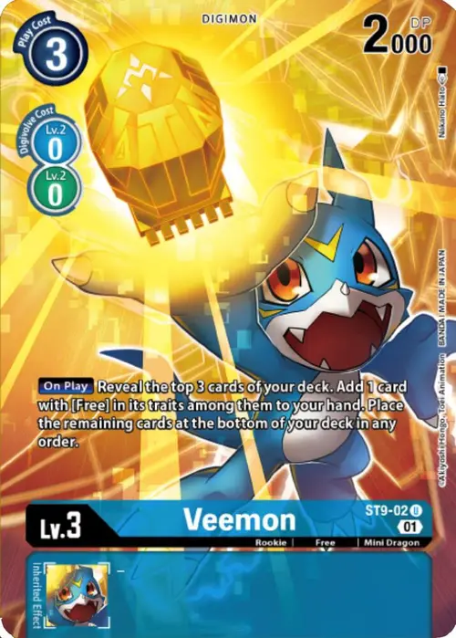Veemon (Digimon Royal Knights Card Set) card art