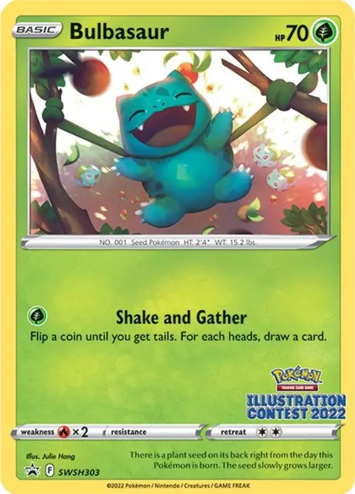 Bulbasaur (Illustration Contest 2022) card art