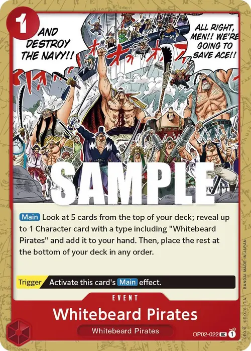 Whitebeard Pirates card art