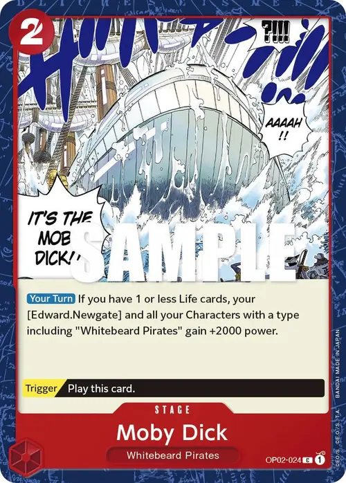 Moby Dick card art