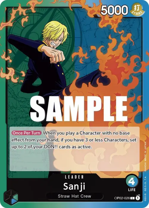 Sanji card art