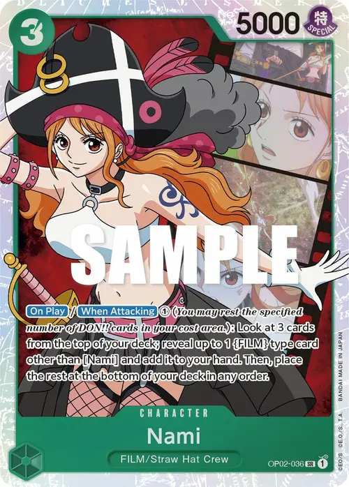 Nami card art