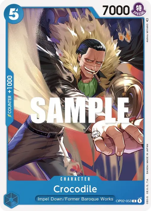 Crocodile card art