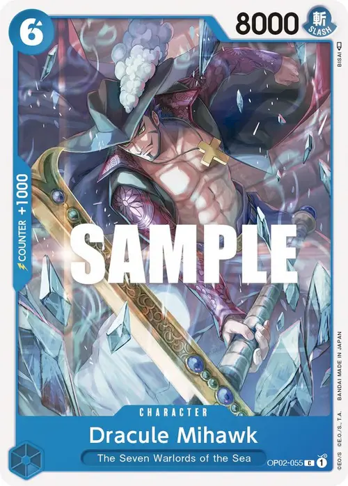 Dracule Mihawk card art