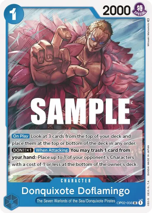 Donquixote Doflamingo card art