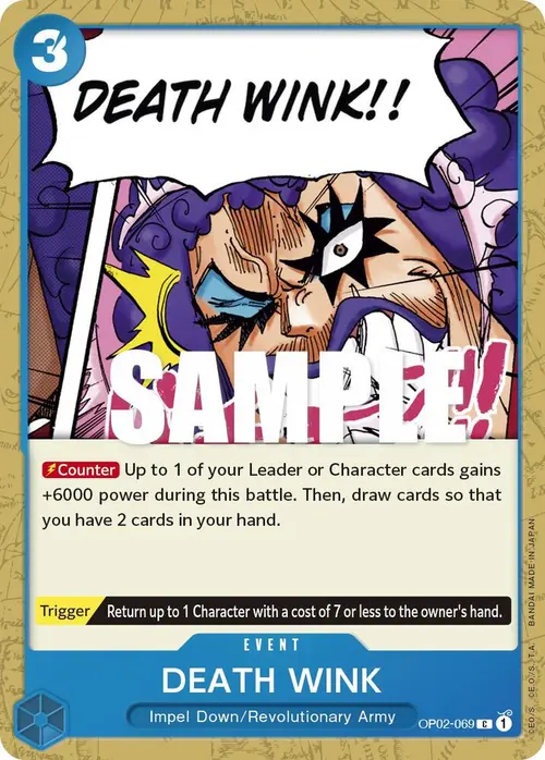 DEATH WINK card art
