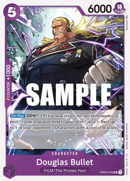 Douglas Bullet card art