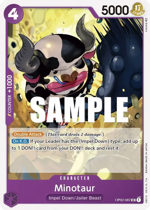 Minotaur card art