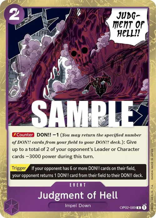 Judgment of Hell card art