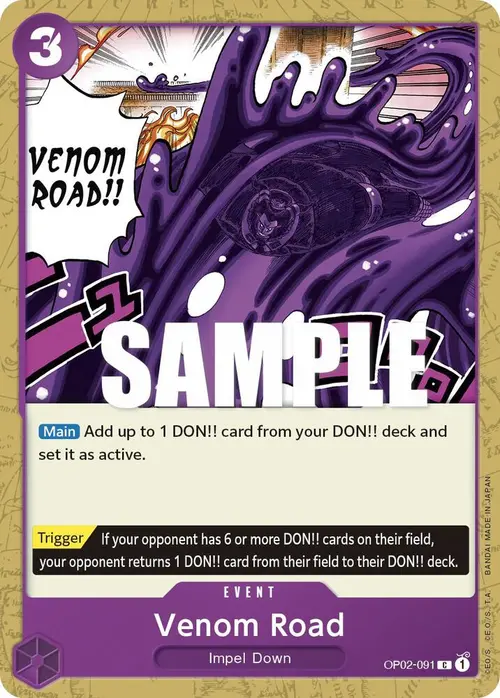 Venom Road card art